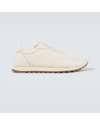 The Row - Sneakers Owen Mit Leder - Lyst