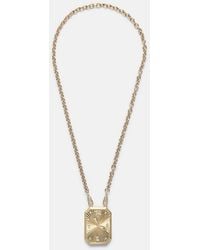 Marie Lichtenberg - Thinking Of You 18Kt Pendant Necklace With Diamonds - Lyst