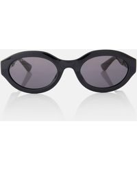 Gucci - Interlocking G Oval Sunglasses - Lyst