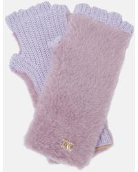 Max Mara - Manny Teddy Fingerless Gloves - Lyst