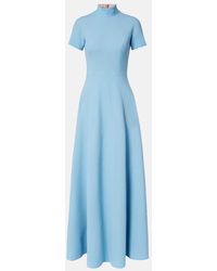 Emilia Wickstead - Robe Malinda Aus Woll-Crepe - Lyst