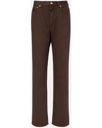 Blazé Milano - Paso Embroidered Straight Jeans - Lyst