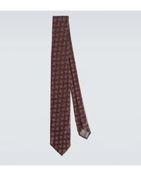 Charvet - Corbata De Jacquard De Seda - Lyst