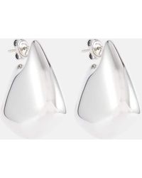 Bottega Veneta - Fin Small Sterling Silver Earrings - Lyst