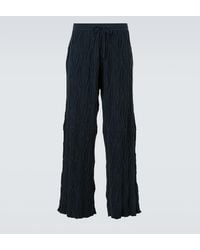 Kiko Kostadinov - Raday Knitted Cotton Wide-Leg Pants - Lyst