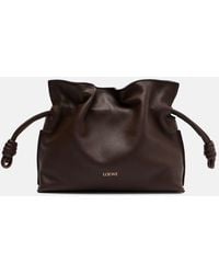 Loewe - Flamenco Mini Leather Clutch - Lyst