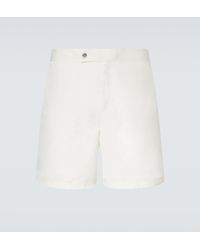 Brunello Cucinelli - Logo Swim Trunks - Lyst
