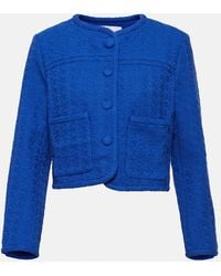 Proenza Schouler - Veste Raccourcie Label En Tweed - Lyst