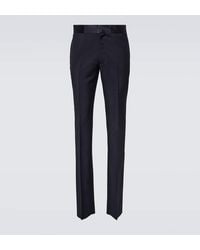 Givenchy - Pantaloni da abito in lana e mohair - Lyst