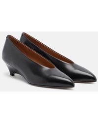 Jil Sander - Arc Leather Pumps - Lyst