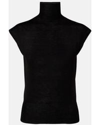 Rick Owens - Virgin Wool Turtleneck Top - Lyst