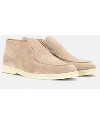 Loro Piana - Desert Boots Open Walk aus Veloursleder - Lyst