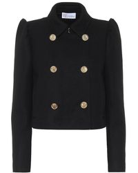 RED Valentino Giacca in lana e cashmere - Nero