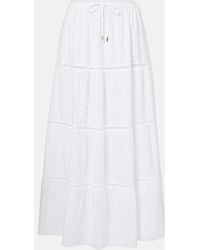 Melissa Odabash - Danielle Cotton Maxi Skirt - Lyst