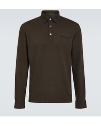 ZEGNA - Cotton Polo Sweater - Lyst