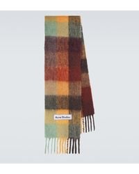 Acne Studios - Sciarpa A Quadri - Lyst