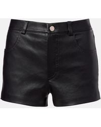 Stouls - Roxie Leather Shorts - Lyst