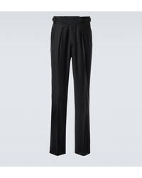 Rubinacci - Manny Virgin Wool Straight Pants - Lyst