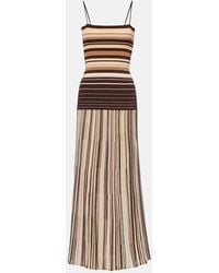 Faithfull the Brand - Esenia Striped Cotton-Blend Midi Dress - Lyst