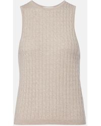 Lisa Yang - Iora Cable-Knit Cashmere Tank Top - Lyst