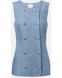 Posse - Chaleco Thea De Lino - Lyst