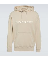 Givenchy - Archetype Logo Cotton Jersey Hoodie - Lyst