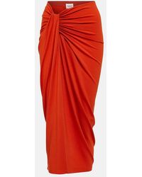 Isabel Marant - Jeldia Jersey Midi Skirt - Lyst