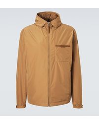 Moncler - Leather-Trimmed Jacket - Lyst