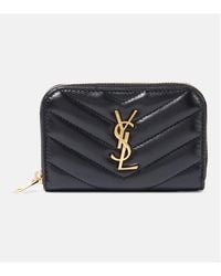 Saint Laurent - Cassandre Matelassé Wallet - Lyst