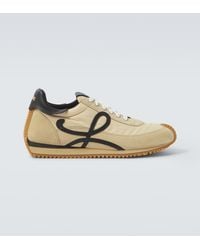 Loewe - Ballet Runner 2.0 Suede-Trimmed Sneakers - Lyst