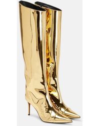 Alexandre Vauthier - Alex 85 Metallic Knee-High Boots - Lyst