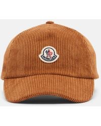 Moncler - Logo Corduroy Baseball Cap - Lyst