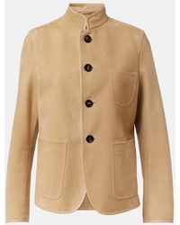 Loro Piana - Spagna Mini Suede Jacket - Lyst