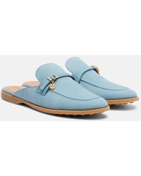 Tod's - Gommino Leather Mules - Lyst