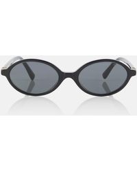 Miu Miu - Ovale Sonnenbrille - Lyst