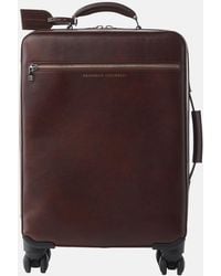 Brunello Cucinelli - Leather Suitcase - Lyst