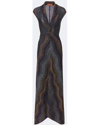 Missoni - Knitted Lame Maxi Dress - Lyst