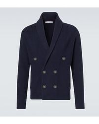 Brunello Cucinelli - Double-Breasted Cotton Cardigan - Lyst