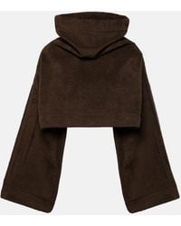 Alaïa - Sudadera Cropped De Rizo De Algodon - Lyst