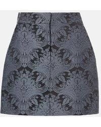 Max Mara - Pomezia Wool-Blend Jacquard Miniskirt - Lyst
