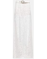 Zimmermann - Pantaloni A Gamba Larga E Vita Alta - Lyst