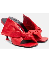 Givenchy - Boudoir Bow Leather Mules - Lyst
