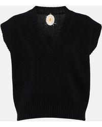 Jardin Des Orangers - Cropped Cashmere Sweater Vest - Lyst