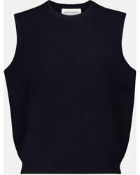 Extreme Cashmere - N° 156 Be Now Cashmere-blend Sweater Vest - Lyst