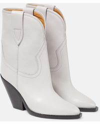 Isabel Marant - Leyane Leather Ankle Boots - Lyst