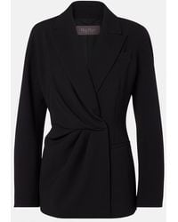 Max Mara - Draped Cady Wrap Jacket - Lyst
