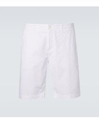 Vilebrequin - Cotton-Blend Satin Bermuda Shorts - Lyst