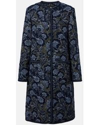 Etro - Cotton And Wool-Blend Jacquard Coat - Lyst