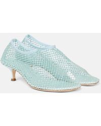 Christopher Esber - Minette Embellished Fishnet Pumps - Lyst