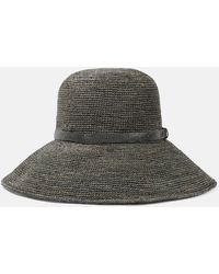 Brunello Cucinelli - Verzierter Hut aus Stroh - Lyst